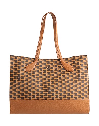 BALLY Handbag Camel Polyurethane