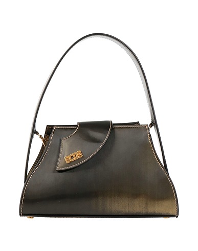 GCDS Handbag Bronze Textile fibres