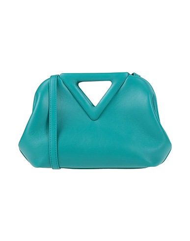 BOTTEGA VENETA Across-body bag Turquoise Leather