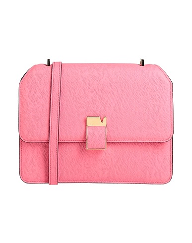 VALEXTRA Cross-body bags Pink Leather