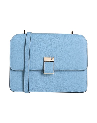 VALEXTRA Sac bandoulière Bleu clair Cuir