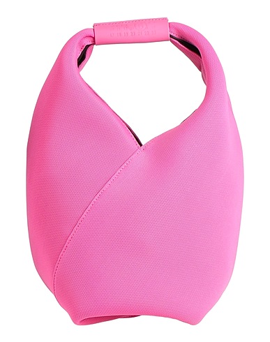 MM6 MAISON MARGIELA Handbag Fuchsia 100% Polyester, Cow leather, Copper