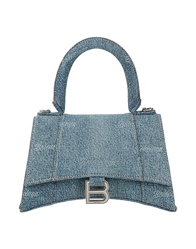 BALENCIAGA Handbag Blue Textile fibres