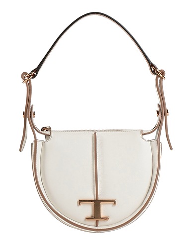 TOD'S Handbag White Leather