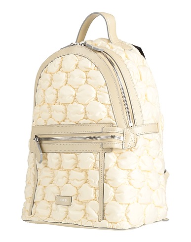 LANCEL Rucksacks Ivory Textile fibres
