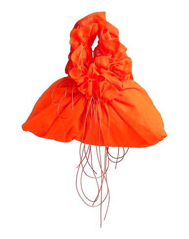 CECILIE BAHNSEN Handbag Orange Textile fibers