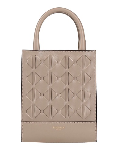SERAPIAN Handbag Taupe Leather