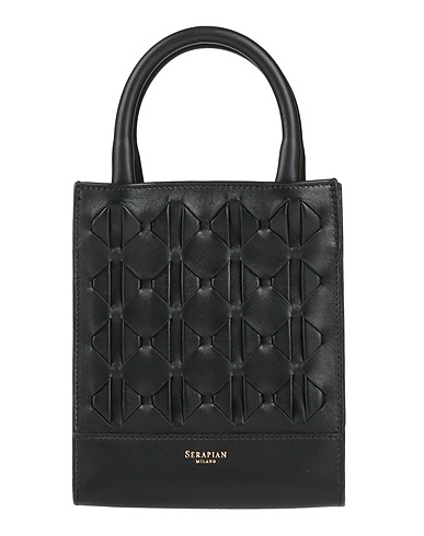 SERAPIAN Handbag Black Leather
