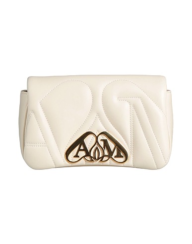 MCQUEEN Cross-body bags Cream Leather