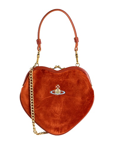 VIVIENNE WESTWOOD Handbag Rust 100% Cotton