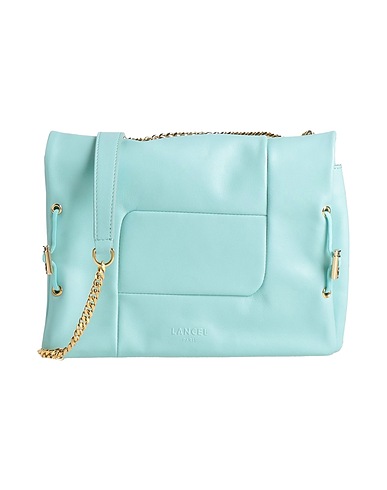 LANCEL Cross-body bags Sky blue Cowhide