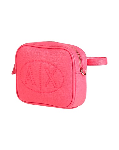 ARMANI EXCHANGE Belt Bags Coral Textile fibres
