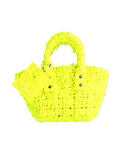 BALENCIAGA Handbag Yellow Textile fibres