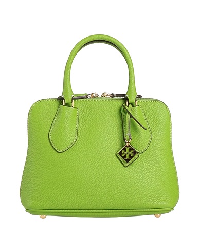 TORY BURCH Handbag Green Leather