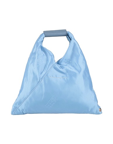 MM6 MAISON MARGIELA ハンドバッグ スカイブルー 紡績繊維 / 革（なめし加工）