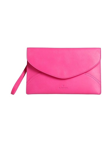 IL BISONTE Handbag Fuchsia Leather