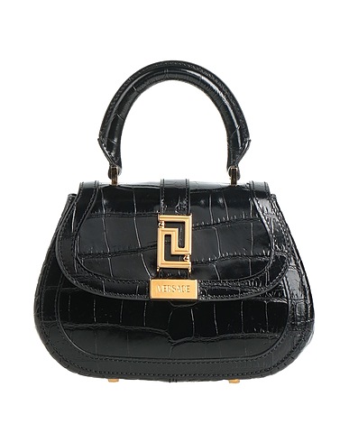 VERSACE Handbag Black 100% Calfskin