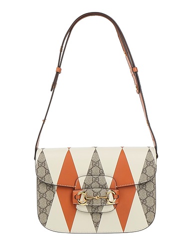 GUCCI Shoulder bag Ivory Leather