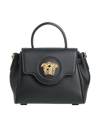 VERSACE Handtasche Schwarz 100% Kalbsleder