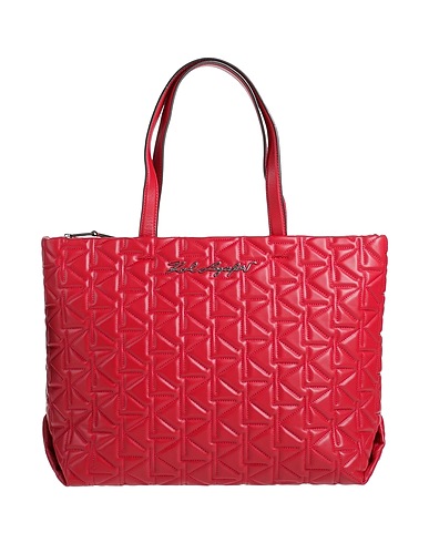 KARL LAGERFELD ハンドバッグ レッド 柔らかめの牛革 100%
