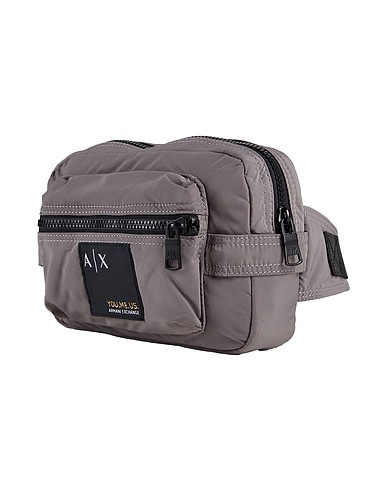ARMANI EXCHANGE Belt Bags GRIGIO 100% Polyester