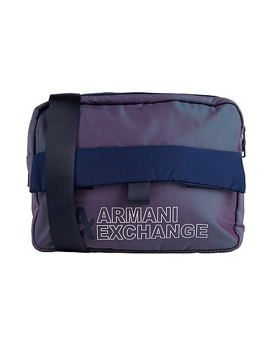 ARMANI EXCHANGE Rucksacks Purple 55% Polyester, 45% Polyamide