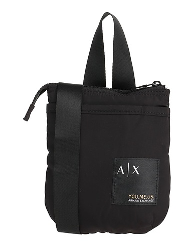 ARMANI EXCHANGE Bolso de mano Negro 100% Poliéster