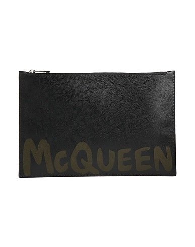 MCQUEEN Handbag Black Leather