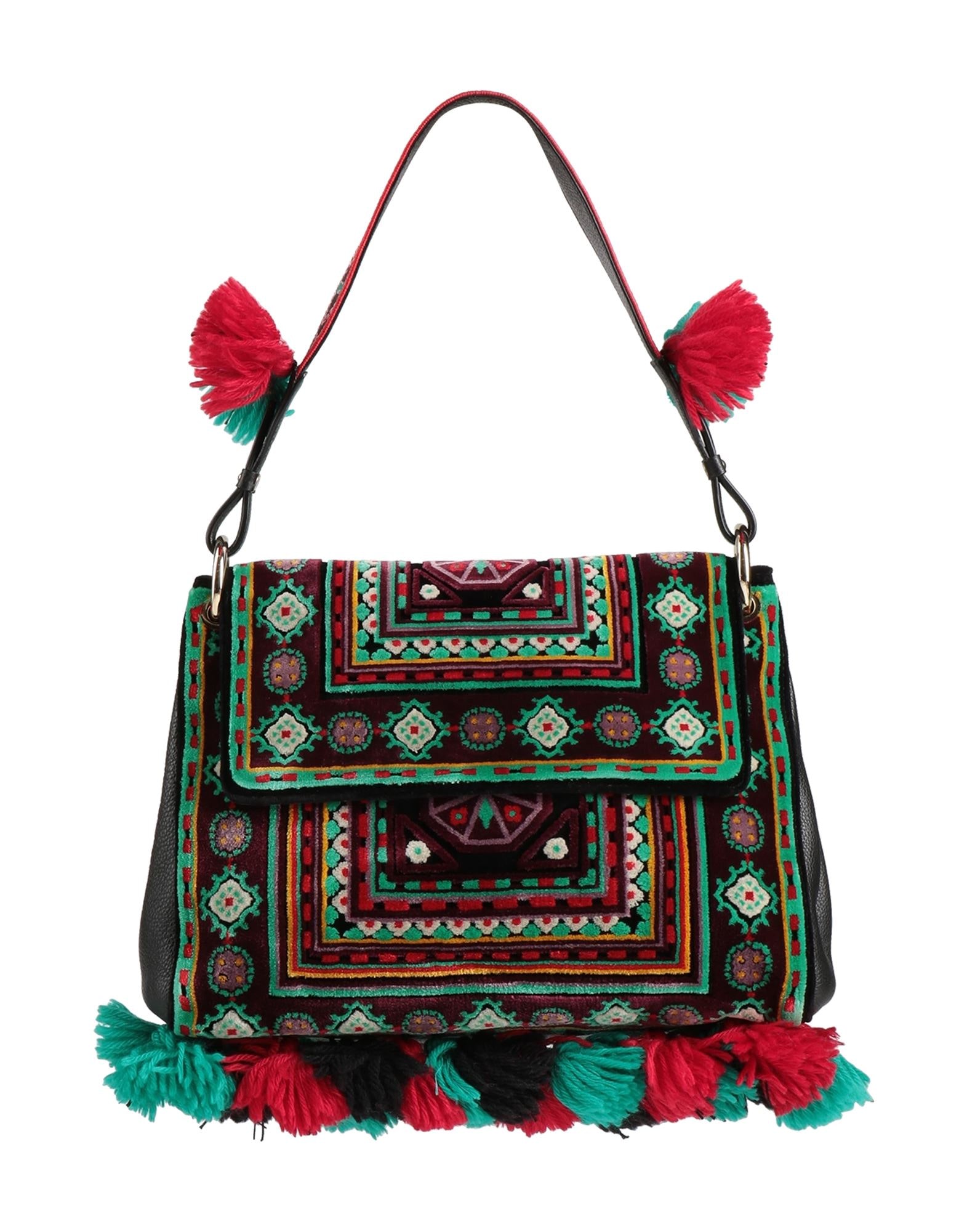 ハンドバッグ ETRO Woman Handbag Forest Green WP2A0005AA073 V0403 ECCO® Pinch Pop Pebbled Leather Pinch Crossbody Bag | Green
