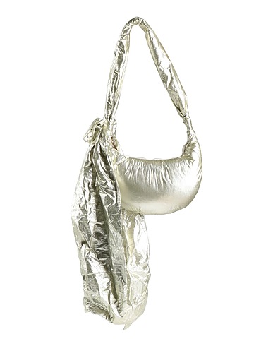 RED(V) Shoulder bag Platinum Textile fibres, Leather