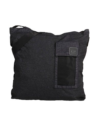 C.P. COMPANY Across-body bag Black 100% Polyamide, Polyurethane resin
