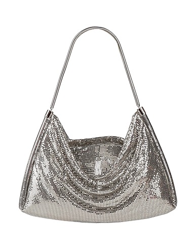 RABANNE Handbag Silver 85% Brass, 15% Lambskin