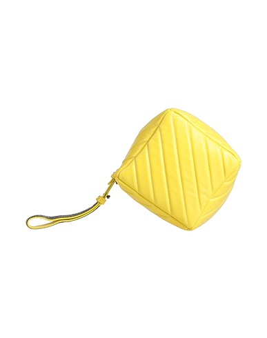 FABIANA FILIPPI Handbag Yellow 100% Leather, Brass