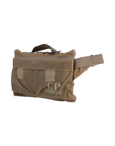 C.P. COMPANY Belt Bags Khaki 100% Cotton, Polyurethane resin