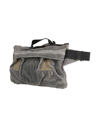 C.P. COMPANY Belt Bags Lead 100% Cotton, Polyurethane resin