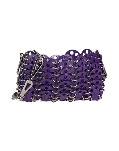 RABANNE Borsa a tracolla Viola Metallo