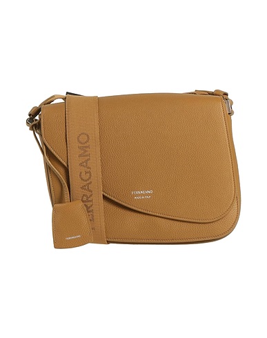 FERRAGAMO Cross-body bags Camel Calfskin
