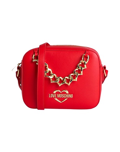 LOVE MOSCHINO Borsa a tracolla Rosso Poliuretano
