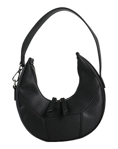 SHOPART Borsa a mano Nero 100% Poliuretano