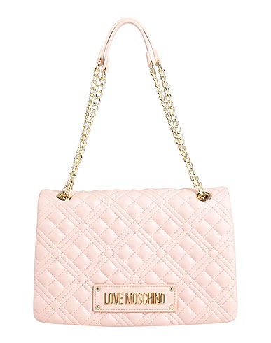 LOVE MOSCHINO Borsa a mano Rosa 100% Poliuretano