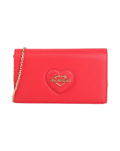 LOVE MOSCHINO Across-body bag Red 100% Polyurethane