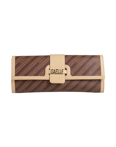GAëLLE Paris Handbag Brown 70% PVC - Polyvinyl chloride, 30% Polyurethane, Polyester