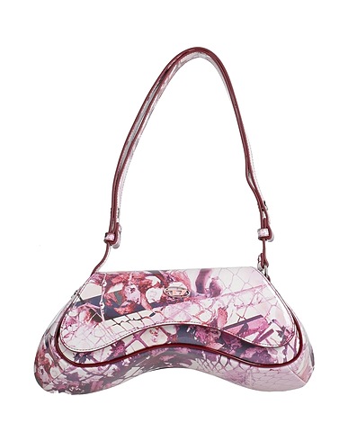 DIESEL Handbag Purple Textile fibers