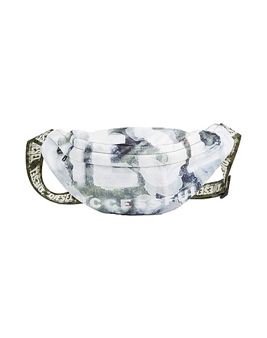 DIESEL Belt Bags Military green 100% Polyester, Zinc alloy