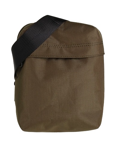 DIESEL Across-body bag Military green 100% Polyester, Zinc alloy