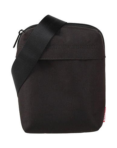 DIESEL Bolso con bandolera Negro 100% Poliéster, Aleación de zinc