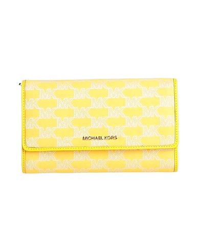 MICHAEL MICHAEL KORS Handbag Yellow Textile fibers