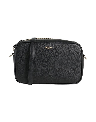 KITON 크로스백 블랙 100% 송아지 가죽