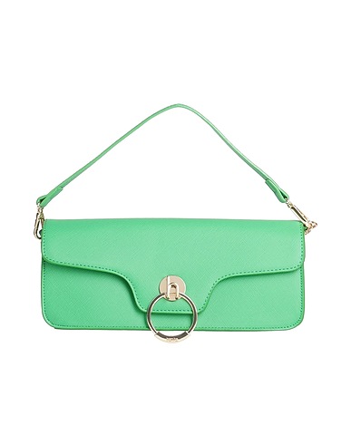 HANITA Handbag Green 100% Polyester
