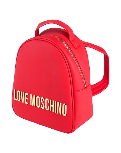 LOVE MOSCHINO Rucksacks Red 100% Polyurethane